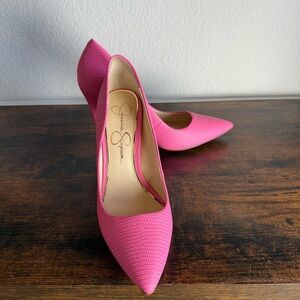 Jessica Simpson Pink Heels Sleek and Stylish